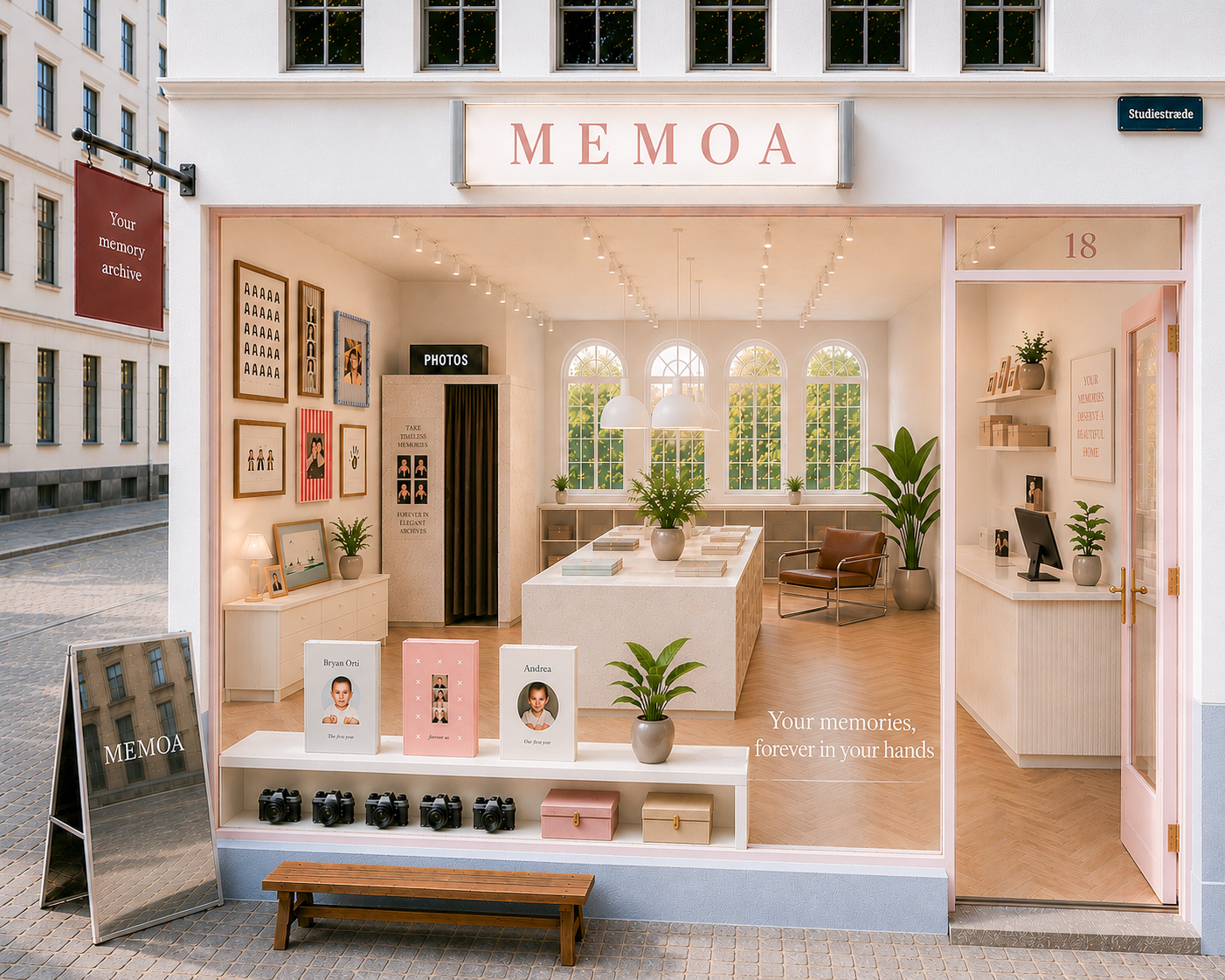 MEMOA store and showroom
